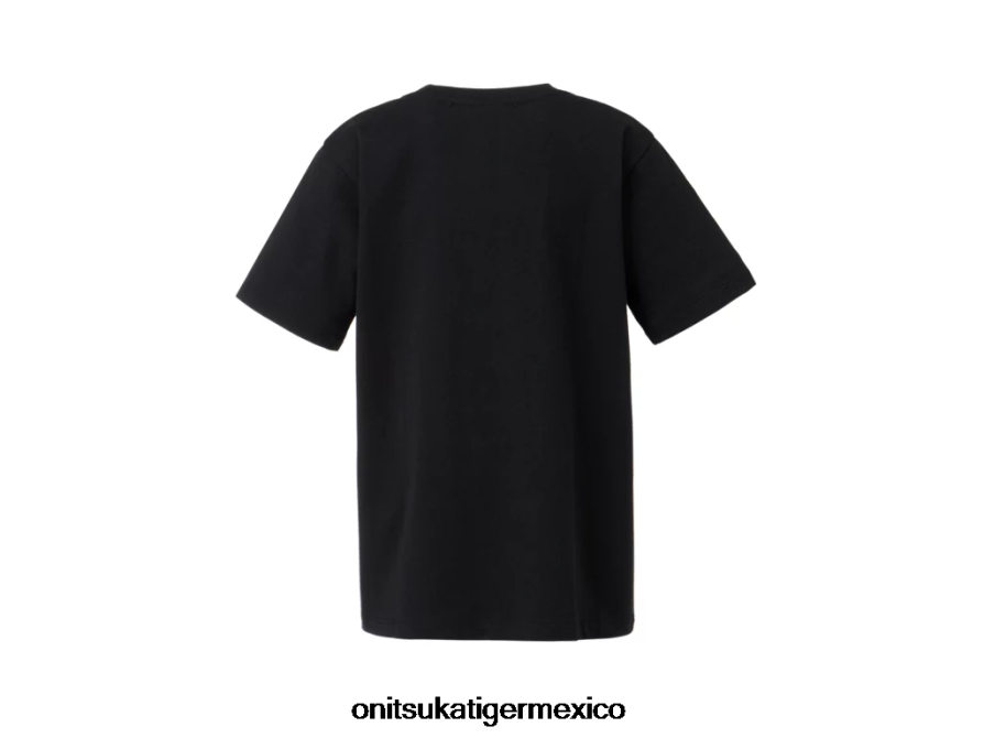 Onitsuka Tiger ropa 4P8D6N661 blanco negro niños camiseta con logo