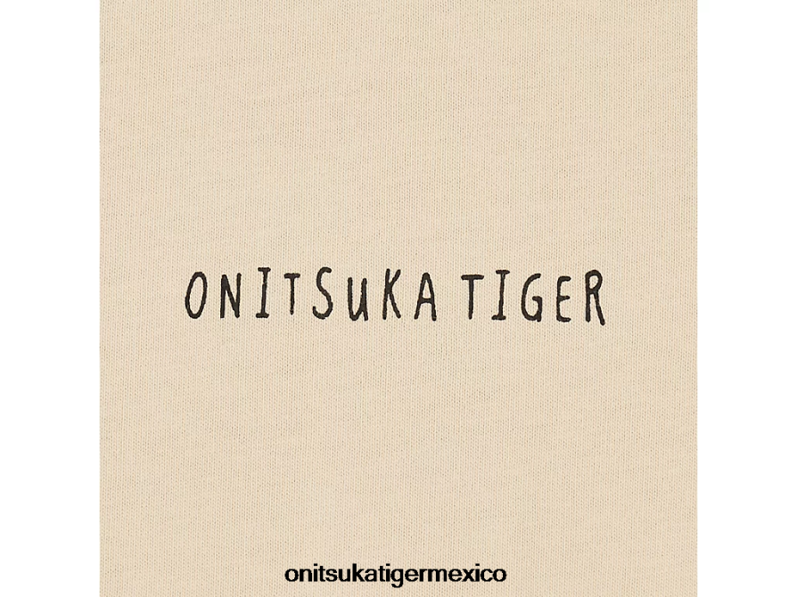 Onitsuka Tiger ropa 4P8D6N663 blanquecino niños camiseta gráfica