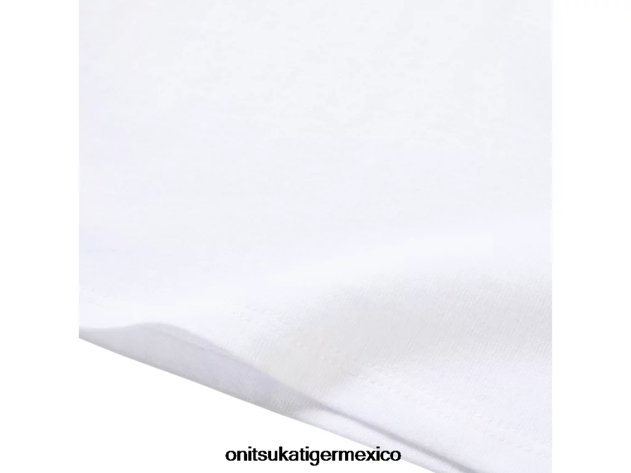 Onitsuka Tiger ropa 4P8D6N680 blanco real niños camiseta gráfica