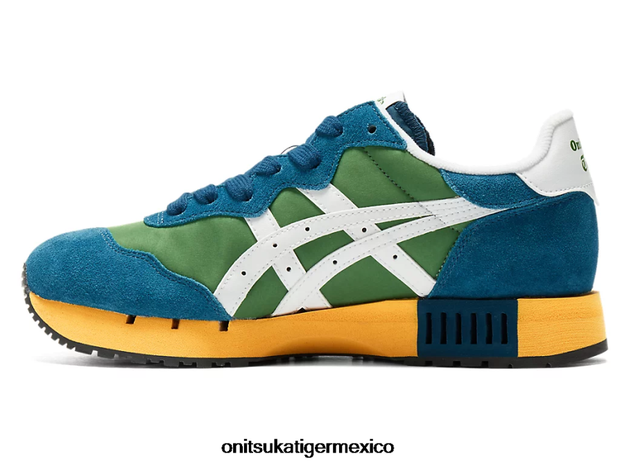 Onitsuka Tiger zapatos 4P8D6N10 verde espinaca/blanco unisexo calibre x