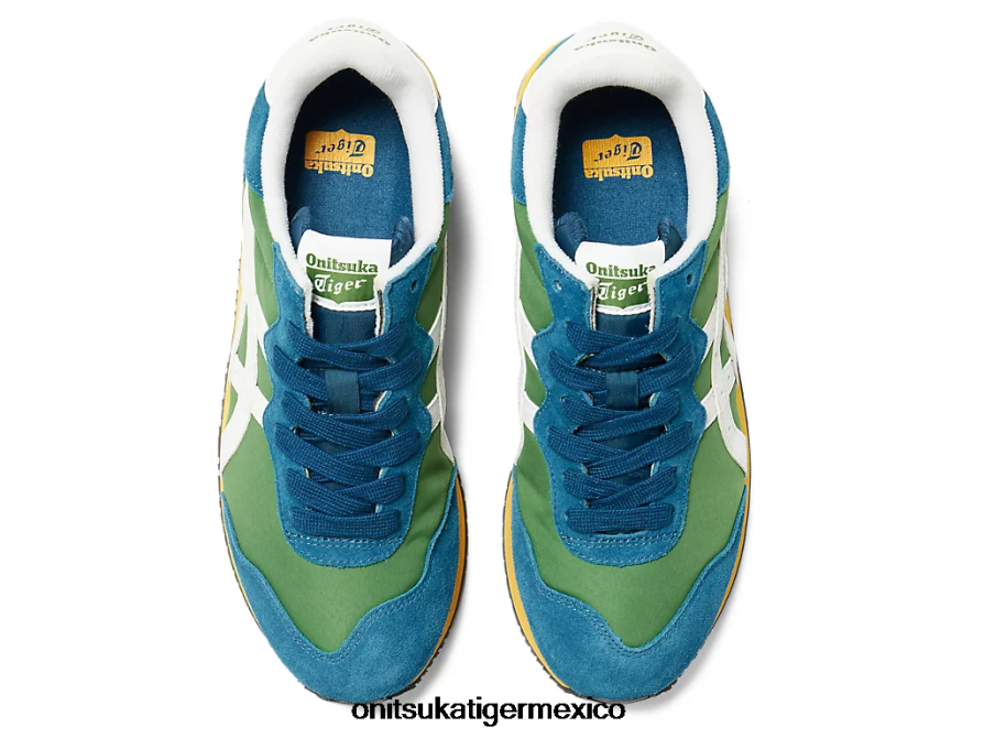 Onitsuka Tiger zapatos 4P8D6N10 verde espinaca/blanco unisexo calibre x