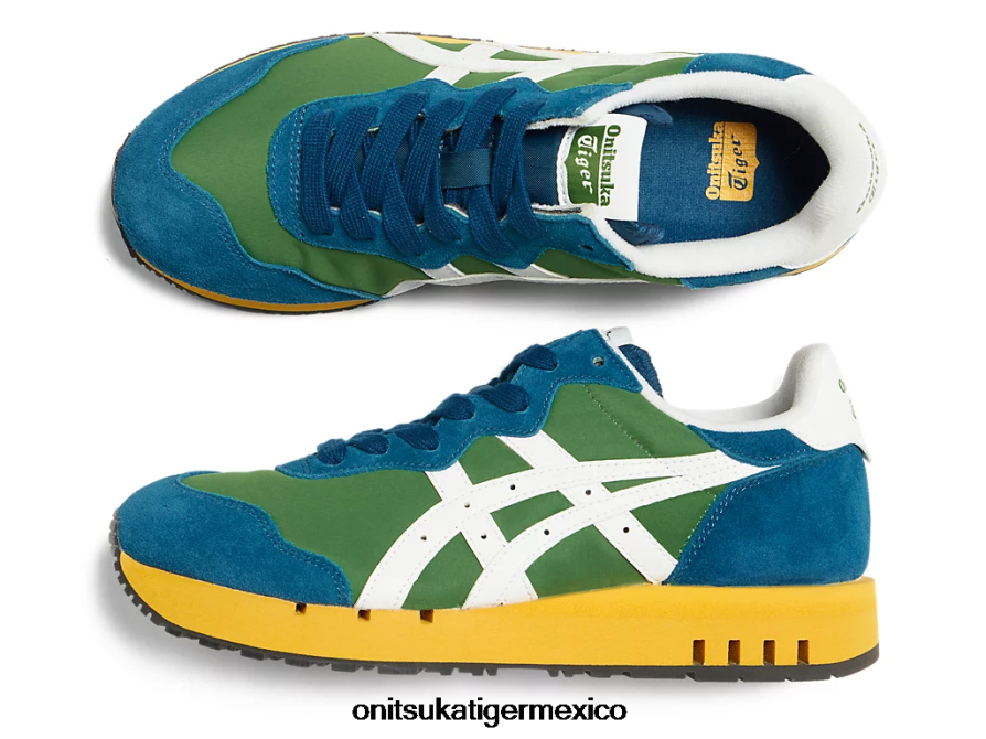 Onitsuka Tiger zapatos 4P8D6N10 verde espinaca/blanco unisexo calibre x