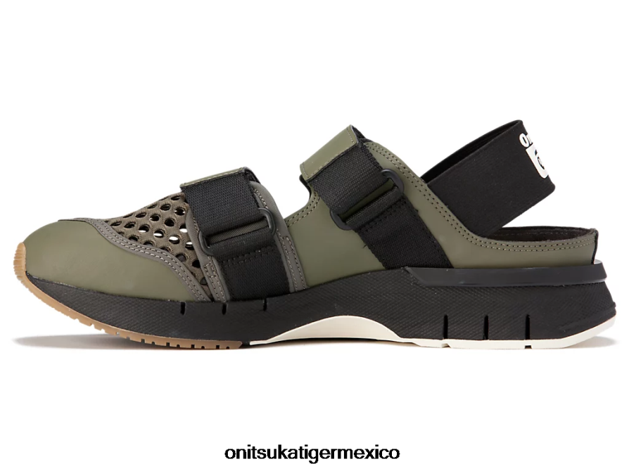 Onitsuka Tiger zapatos 4P8D6N100 manto verde unisexo sandalia rebilac