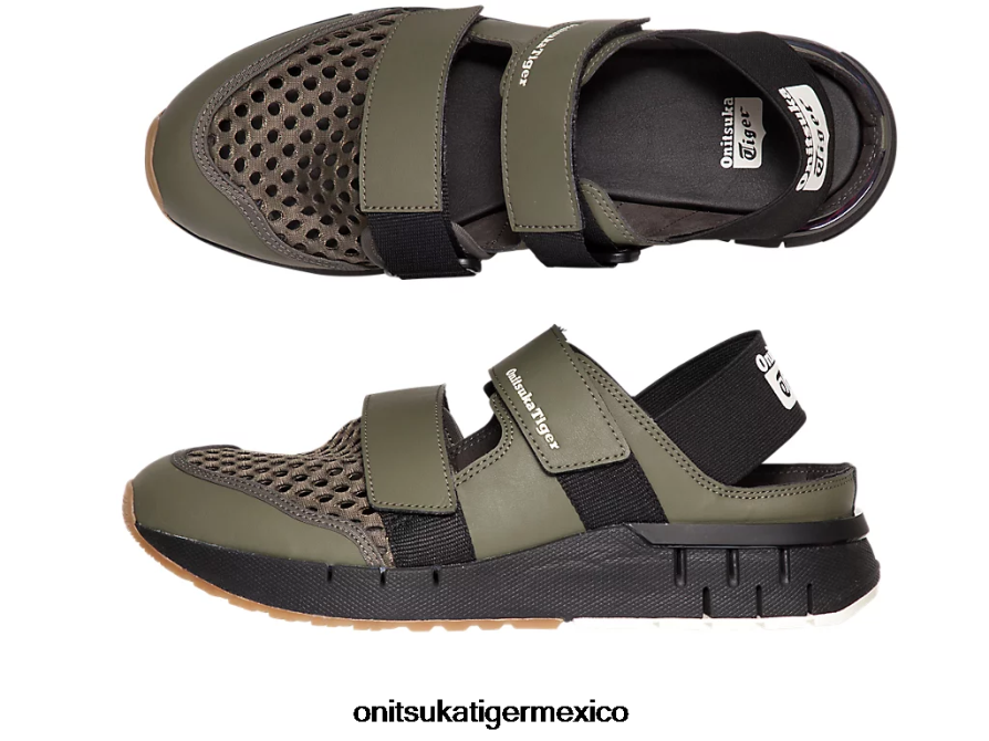 Onitsuka Tiger zapatos 4P8D6N100 manto verde unisexo sandalia rebilac