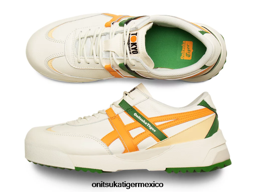 Onitsuka Tiger zapatos 4P8D6N105 crema/cítricos unisexo delegación ex