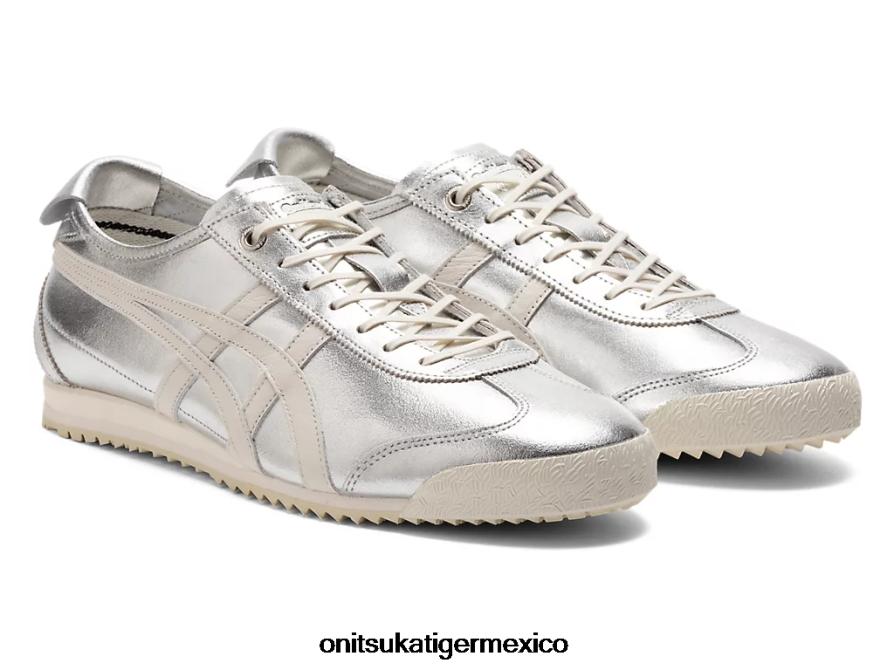 Onitsuka Tiger zapatos 4P8D6N108 plata pura/crema unisexo méxico 66 sd
