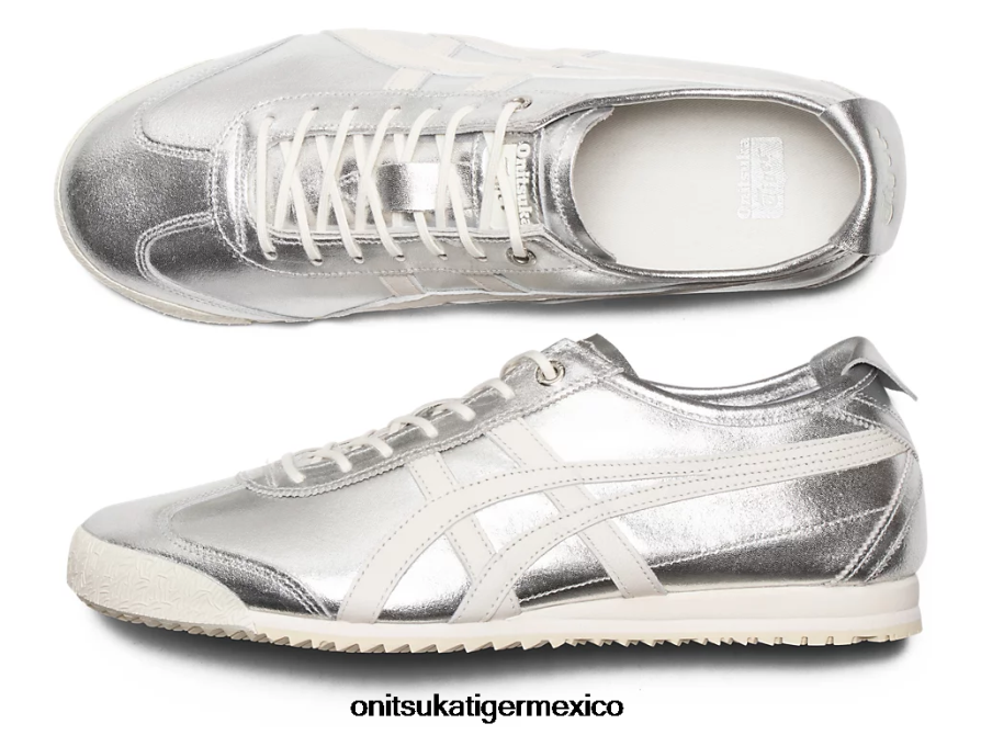 Onitsuka Tiger zapatos 4P8D6N108 plata pura/crema unisexo méxico 66 sd