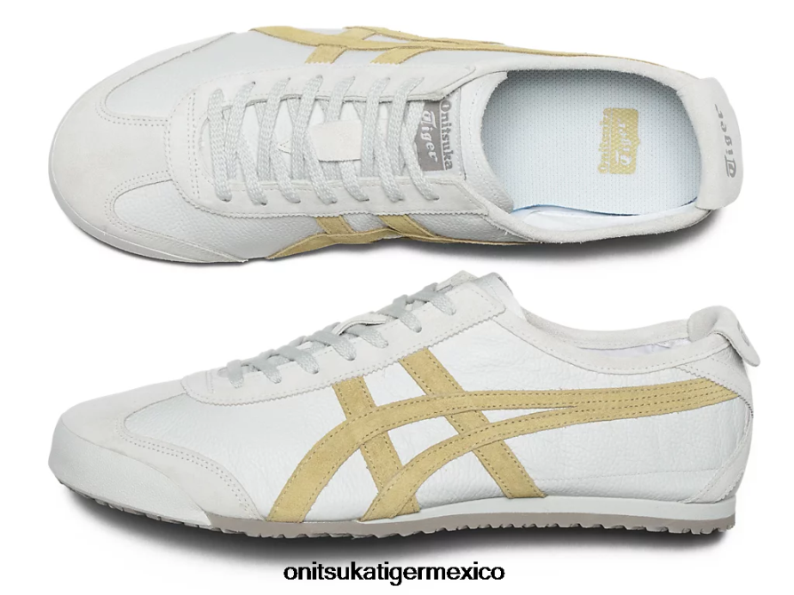 Onitsuka Tiger zapatos 4P8D6N110 gris glaciar/beige caqui unisexo méxico 66 vin