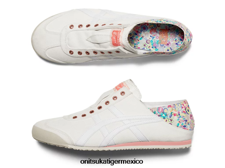 Onitsuka Tiger zapatos 4P8D6N117 crema/guayaba unisexo méxico 66 paraty
