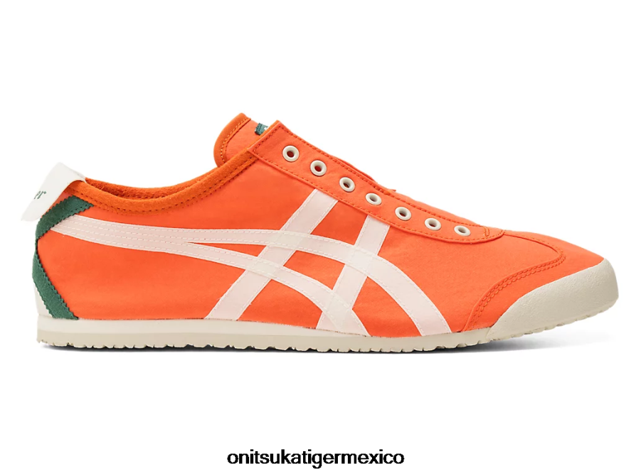 Onitsuka Tiger zapatos 4P8D6N119 tomate/crema bermellón unisexo México 66 sin cordones