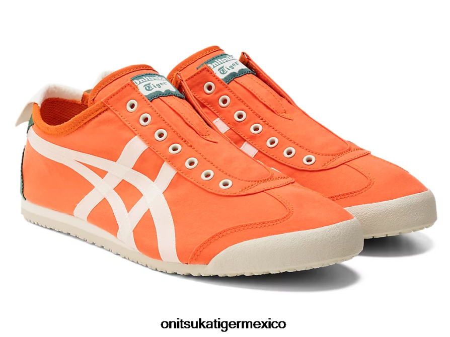 Onitsuka Tiger zapatos 4P8D6N119 tomate/crema bermellón unisexo México 66 sin cordones
