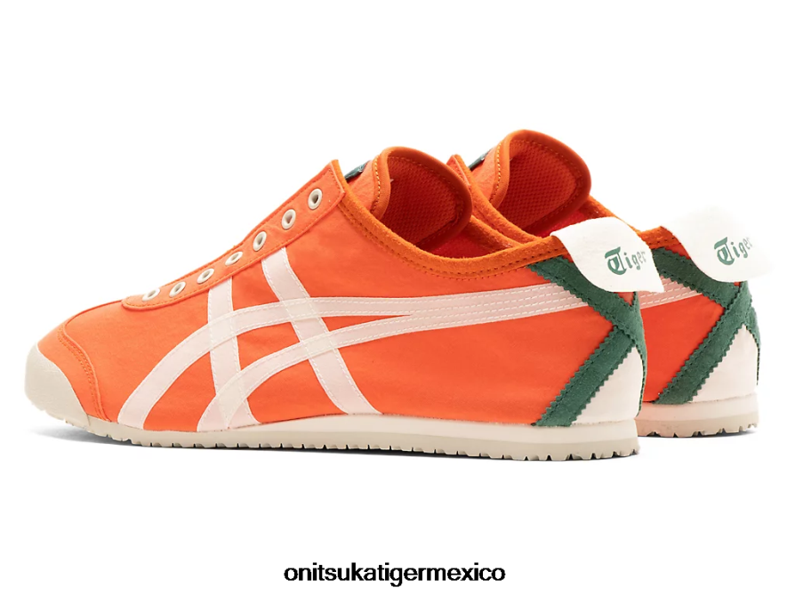 Onitsuka Tiger zapatos 4P8D6N119 tomate/crema bermellón unisexo México 66 sin cordones
