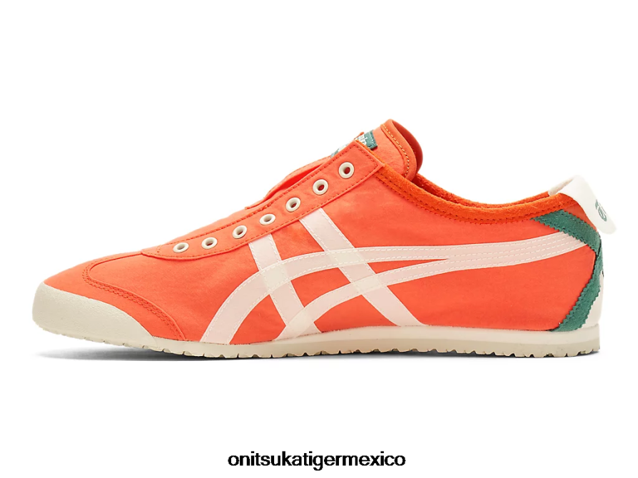 Onitsuka Tiger zapatos 4P8D6N119 tomate/crema bermellón unisexo México 66 sin cordones
