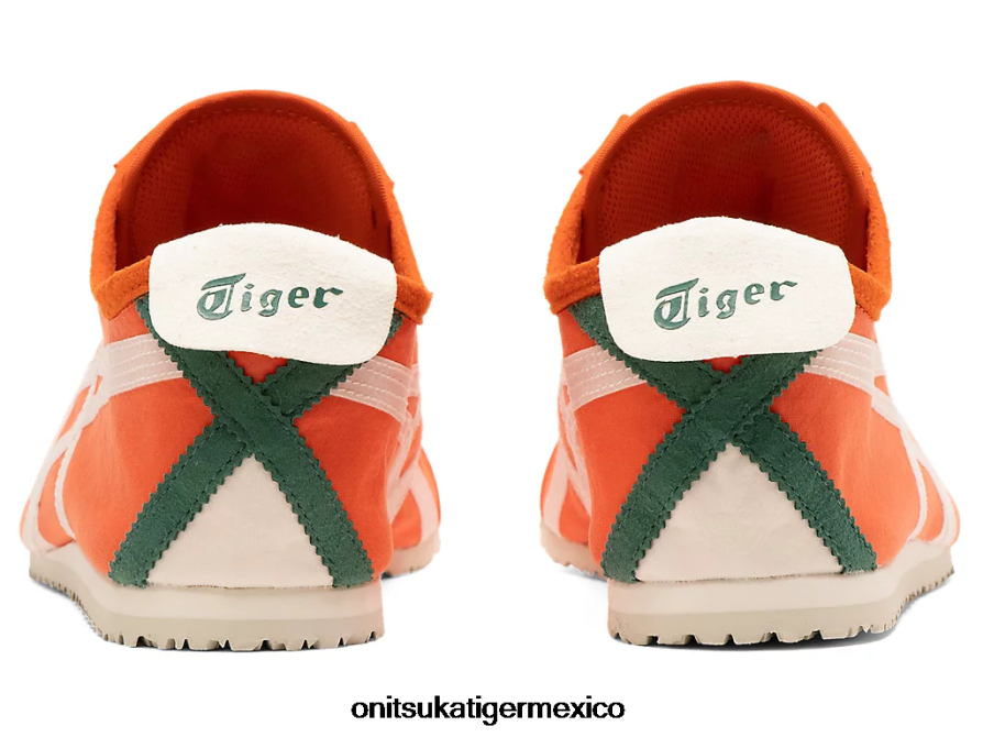 Onitsuka Tiger zapatos 4P8D6N119 tomate/crema bermellón unisexo México 66 sin cordones