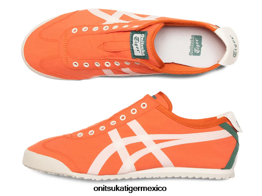 Onitsuka Tiger zapatos 4P8D6N119 tomate/crema bermellón unisexo México 66 sin cordones