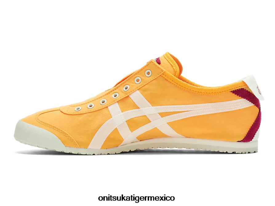 Onitsuka Tiger zapatos 4P8D6N120 cítricos/crema unisexo México 66 sin cordones