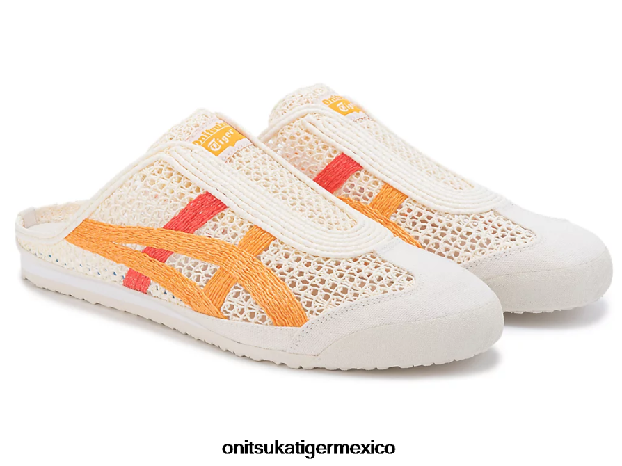 Onitsuka Tiger zapatos 4P8D6N122 crema/ámbar unisexo méxico 66 sabot