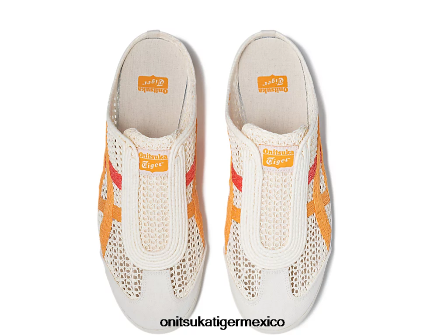 Onitsuka Tiger zapatos 4P8D6N122 crema/ámbar unisexo méxico 66 sabot