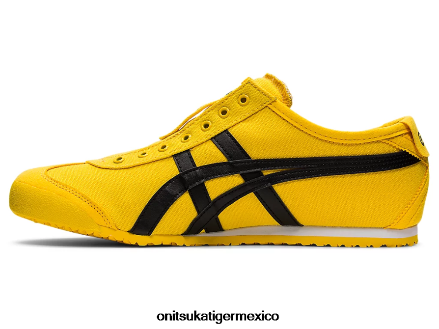 Onitsuka Tiger zapatos 4P8D6N126 tai chi amarillo/negro unisexo México 66 sin cordones