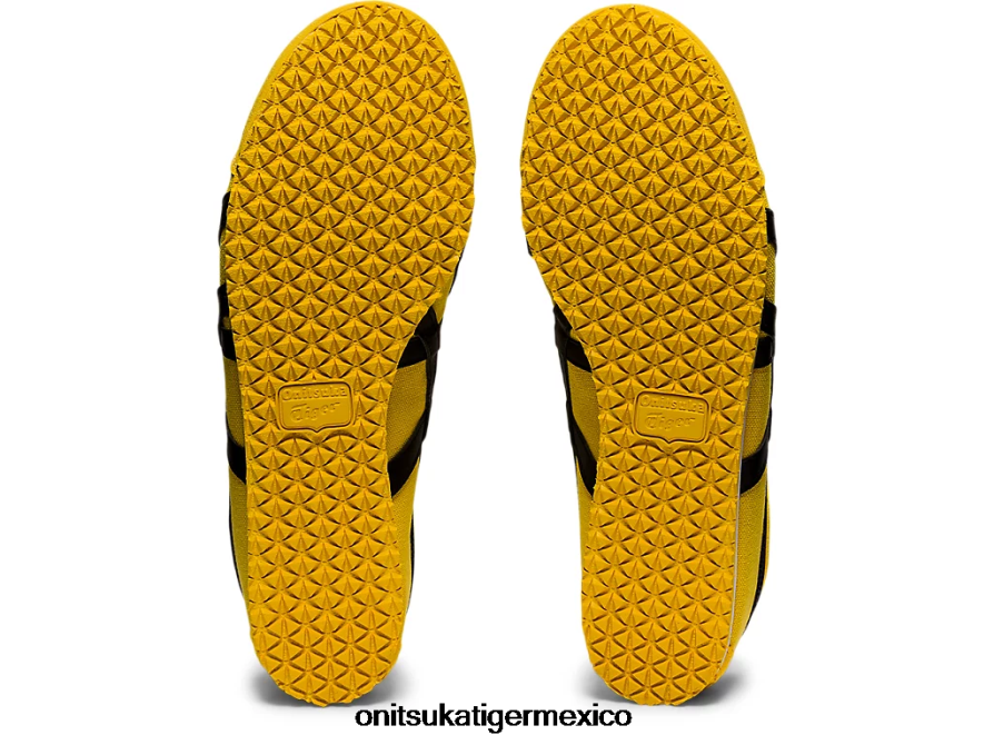 Onitsuka Tiger zapatos 4P8D6N126 tai chi amarillo/negro unisexo México 66 sin cordones