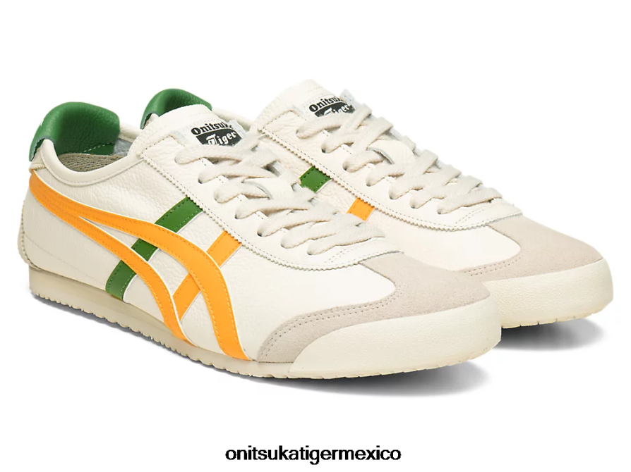 Onitsuka Tiger zapatos 4P8D6N132 crema/cítricos unisexo México 66