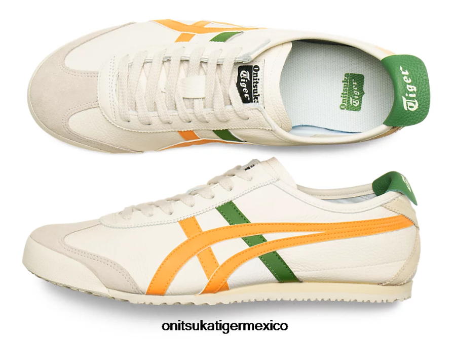 Onitsuka Tiger zapatos 4P8D6N132 crema/cítricos unisexo México 66