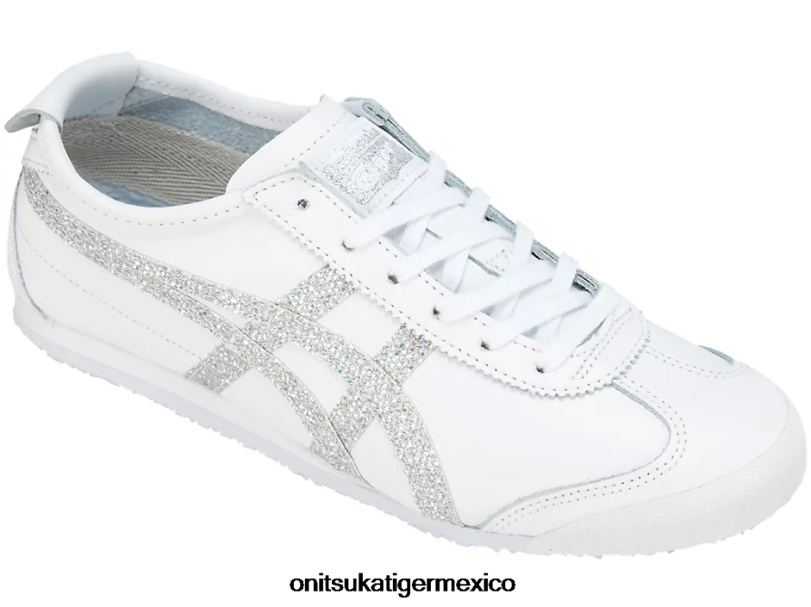 Onitsuka Tiger zapatos 4P8D6N134 plata blanca mujer México 66