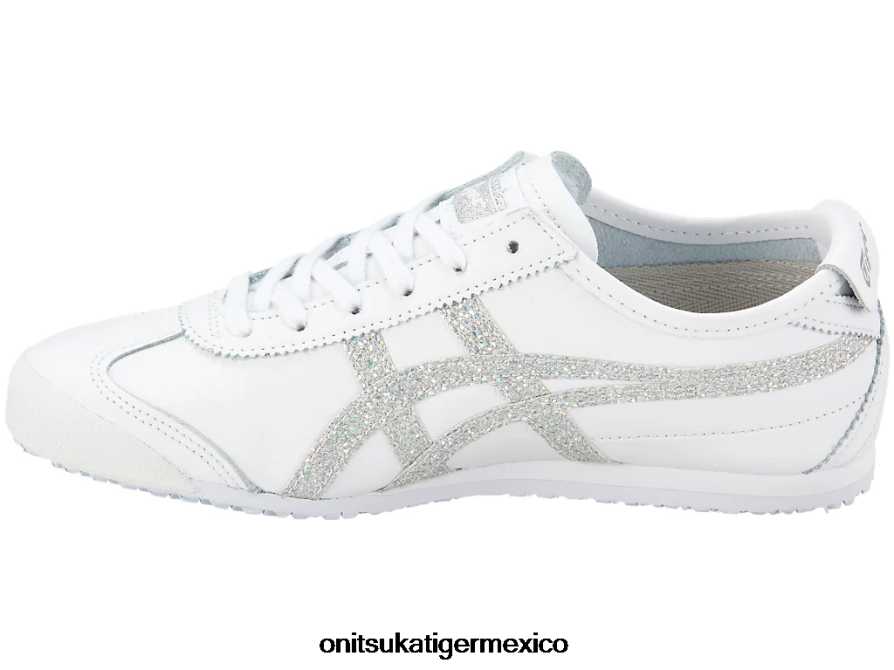Onitsuka Tiger zapatos 4P8D6N134 plata blanca mujer México 66