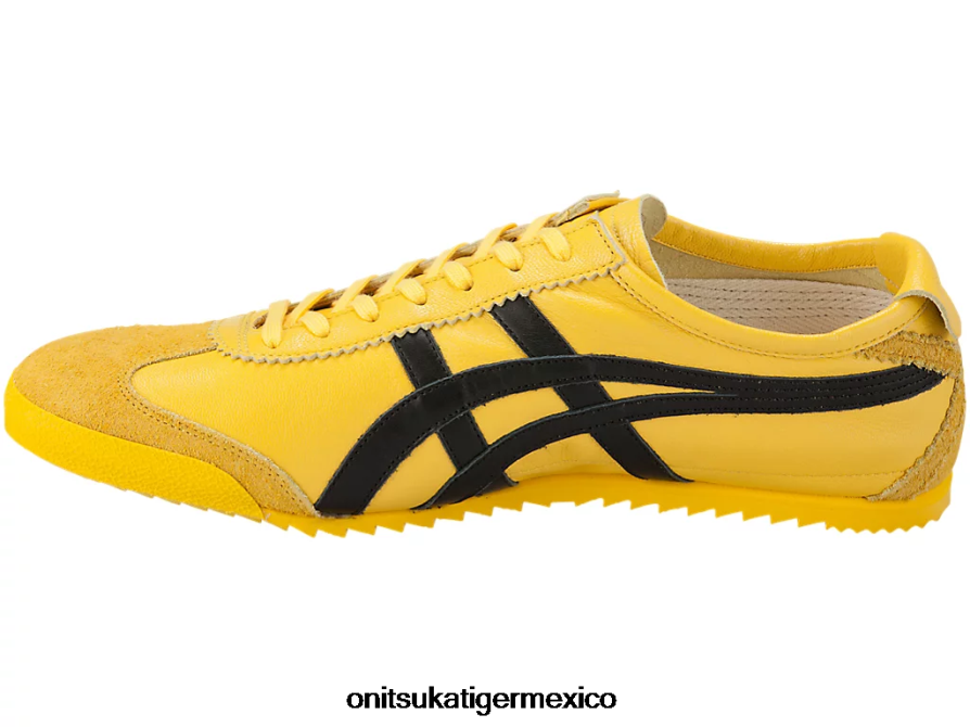 Onitsuka Tiger zapatos 4P8D6N136 tai chi amarillo/negro hombres México 66 de lujo