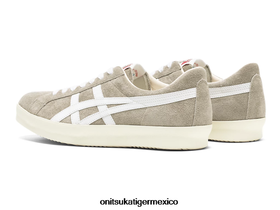Onitsuka Tiger zapatos 4P8D6N143 beige pálido/blanco unisexo fabre nm
