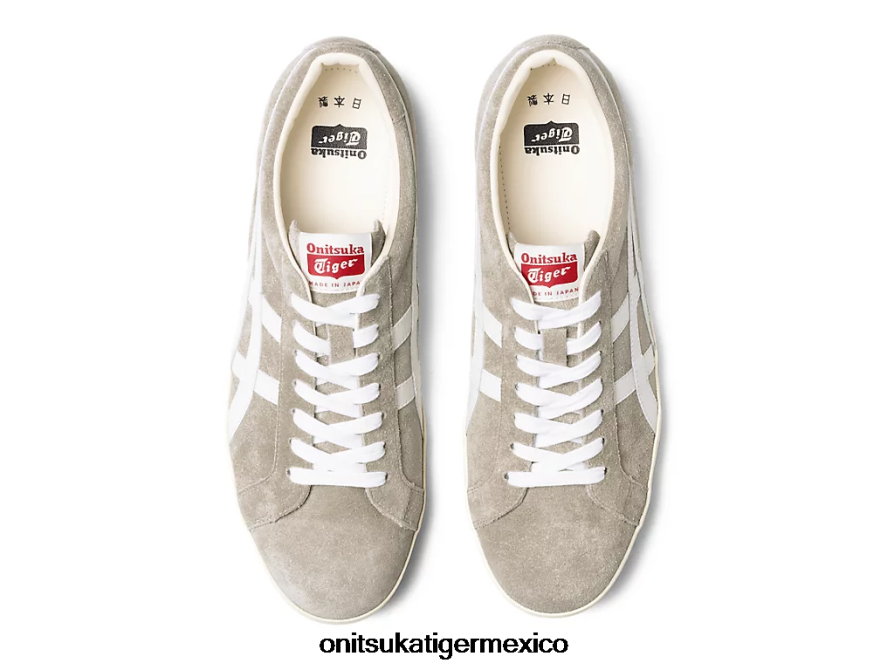 Onitsuka Tiger zapatos 4P8D6N143 beige pálido/blanco unisexo fabre nm
