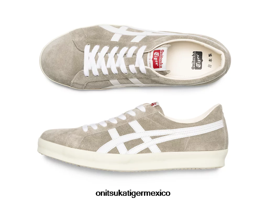 Onitsuka Tiger zapatos 4P8D6N143 beige pálido/blanco unisexo fabre nm