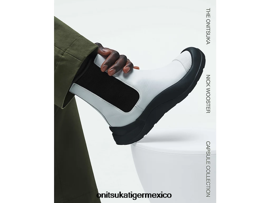 Onitsuka Tiger zapatos 4P8D6N15 blanco negro unisexo bota gore lateral wigurve