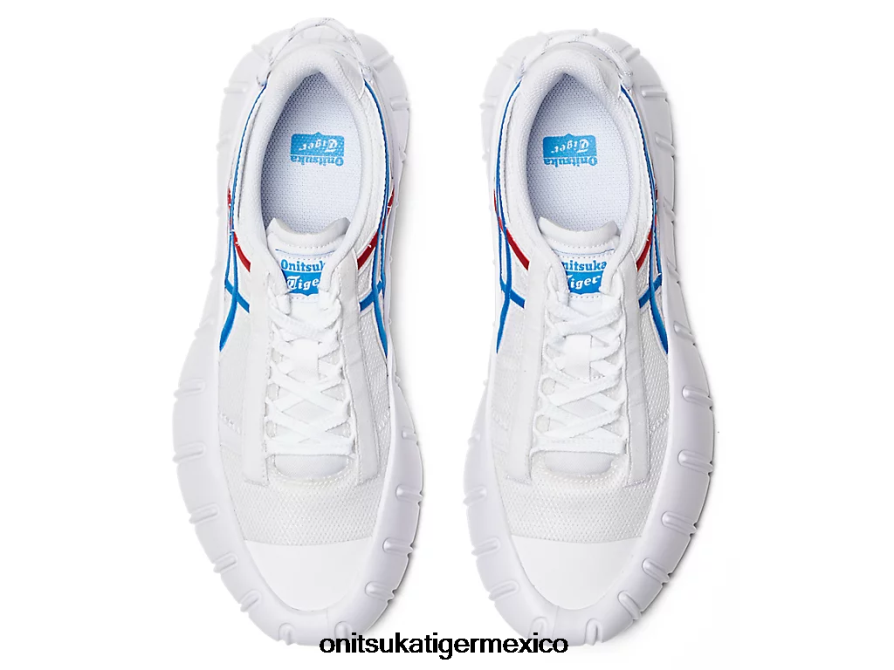 Onitsuka Tiger zapatos 4P8D6N162 blanco/azul directorio unisexo gigatia