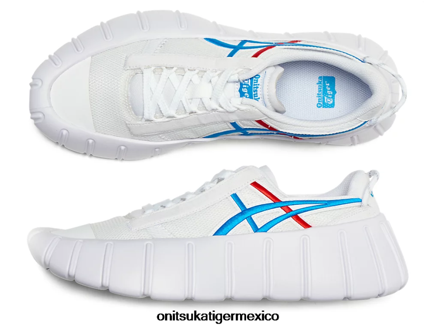 Onitsuka Tiger zapatos 4P8D6N162 blanco/azul directorio unisexo gigatia