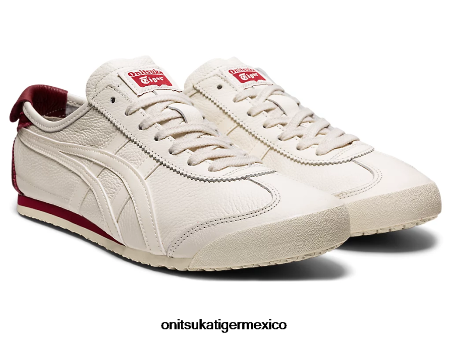 Onitsuka Tiger zapatos 4P8D6N166 crema/jugo de remolacha unisexo México 66