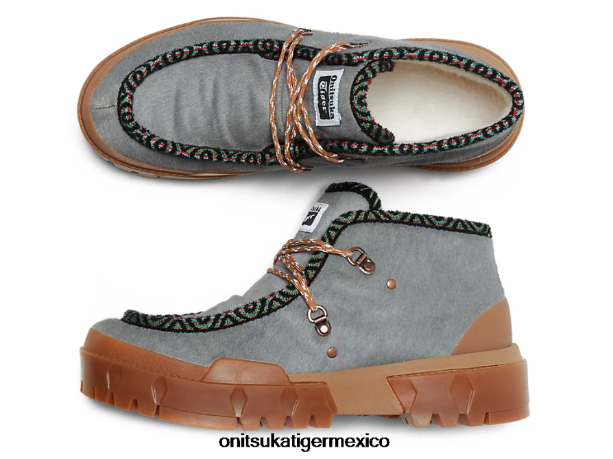 Onitsuka Tiger zapatos 4P8D6N167 campanario gris/castaño unisexo bota de pelo hmr pico