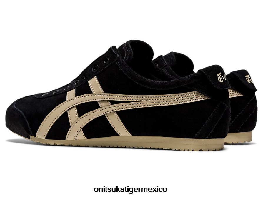 Onitsuka Tiger zapatos 4P8D6N168 negro/masilla unisexo México 66 sin cordones