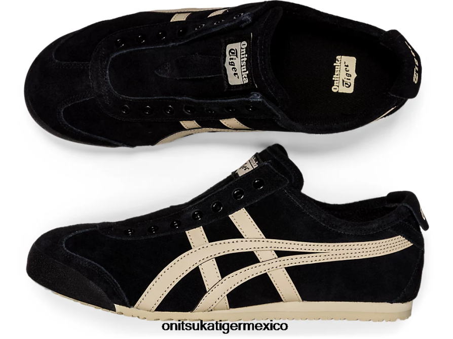 Onitsuka Tiger zapatos 4P8D6N168 negro/masilla unisexo México 66 sin cordones