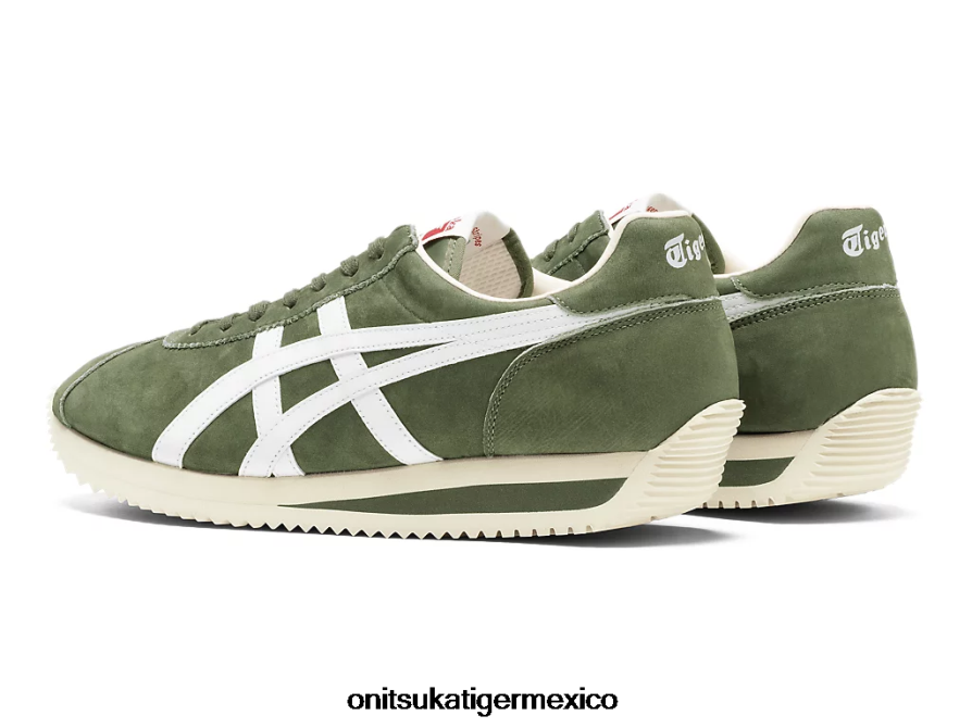 Onitsuka Tiger zapatos 4P8D6N173 verde bronce/blanco unisexo moal 77 nm