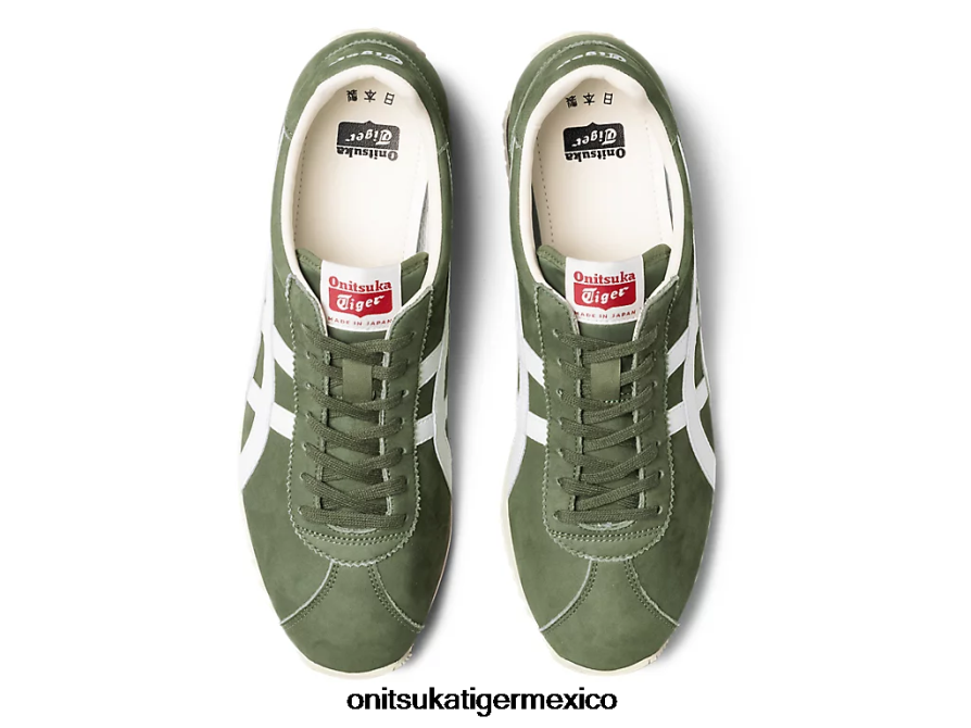 Onitsuka Tiger zapatos 4P8D6N173 verde bronce/blanco unisexo moal 77 nm