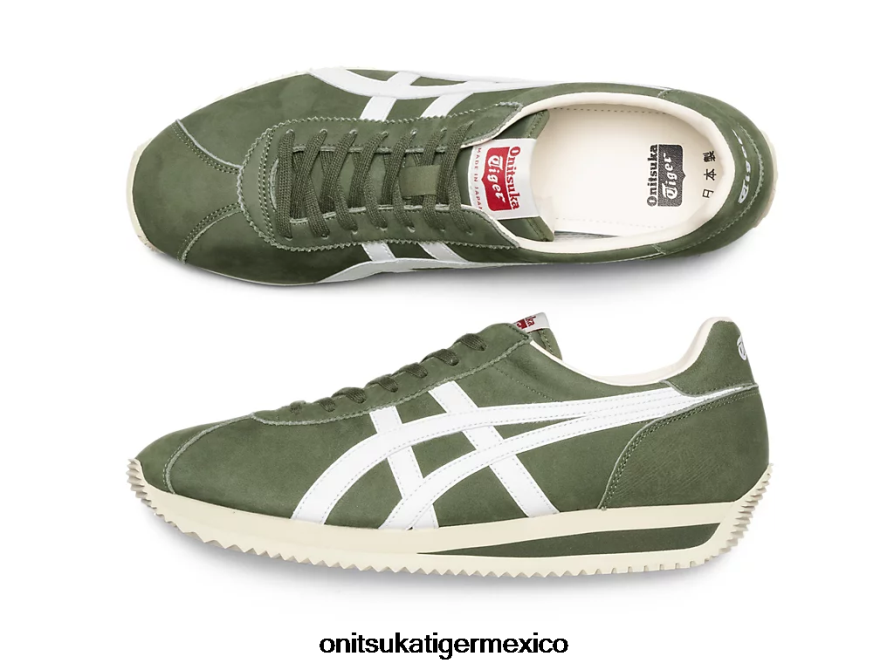 Onitsuka Tiger zapatos 4P8D6N173 verde bronce/blanco unisexo moal 77 nm