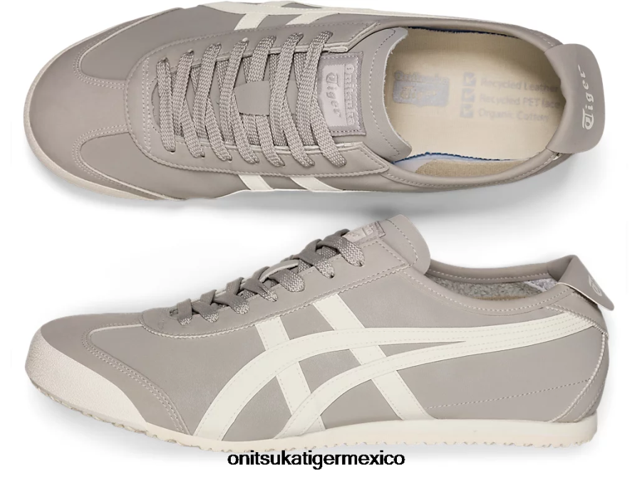 Onitsuka Tiger zapatos 4P8D6N175 gris ostra/crema unisexo México 66