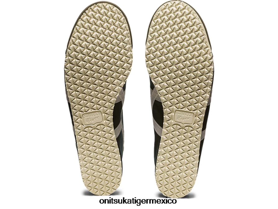 Onitsuka Tiger zapatos 4P8D6N180 manto verde/abedul unisexo México 66 sin cordones