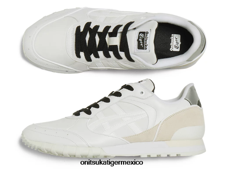 Onitsuka Tiger zapatos 4P8D6N20 blanco unisexo colorado ochenta y cinco
