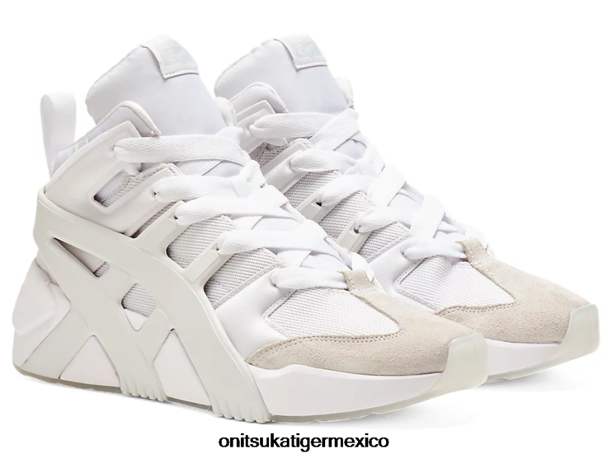 Onitsuka Tiger zapatos 4P8D6N200 blanco unisexo zapatillas deportivas con logo grande infladas