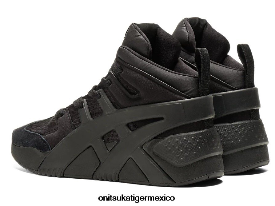 Onitsuka Tiger zapatos 4P8D6N203 negro unisexo zapatillas deportivas con logo grande infladas
