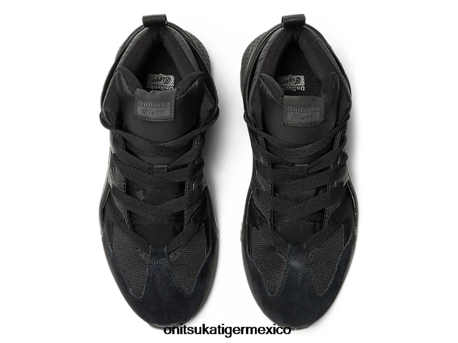 Onitsuka Tiger zapatos 4P8D6N203 negro unisexo zapatillas deportivas con logo grande infladas