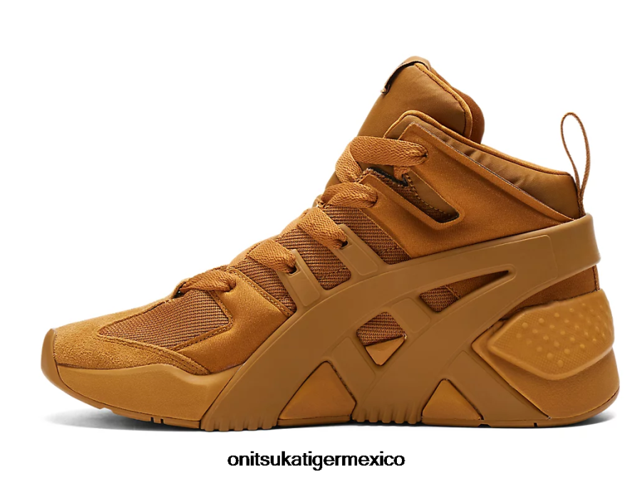 Onitsuka Tiger zapatos 4P8D6N207 presidio bronceado unisexo zapatillas deportivas con logo grande infladas