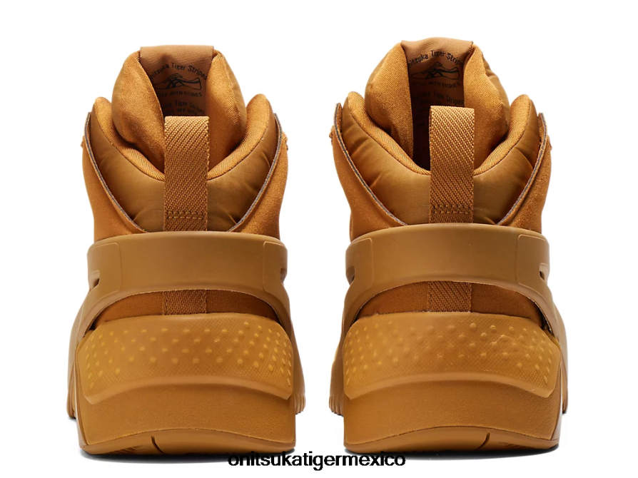 Onitsuka Tiger zapatos 4P8D6N207 presidio bronceado unisexo zapatillas deportivas con logo grande infladas